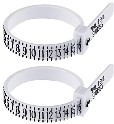 Pack ring sizer measure tool - 2-pack,