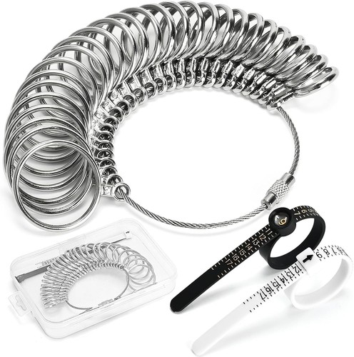 27pcs metal ring sizer - 27pcs,