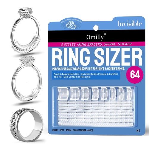 Ring sizer adjuster - for, loose