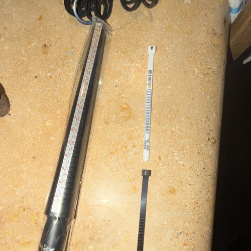 Ring sizer mandrel with - mandrel,